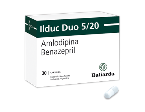 Ilduc Duo_5-20_30.png Ilduc Duo Amlodipina Benazepril Amlodipina angiotensina Antihipertensivo Benazepril bloqueante de canales de calcio Hipertensión arterial IECA Ilduc Duo tensión arterial